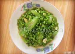 丝瓜炒毛豆