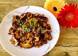 肉末香菇