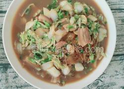 五花肉炖白菜粉条