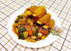 土豆烧排骨（素食）