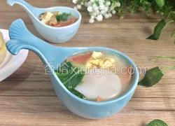 青菜火腿年糕汤