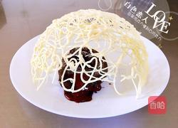 白色恋人（巧克力熔岩珍珠球）的做法图解10