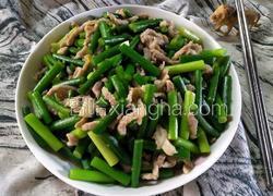 蒜薹炒肉丝