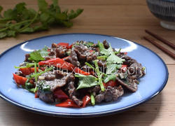 爆炒香菜牛肉