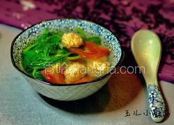 豌豆尖肉丸汤