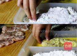 自制开胃鸡排치킨까스的做法图解2