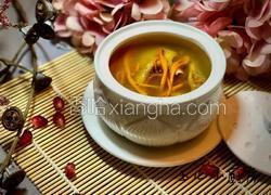 虫草花猪肚土鸡汤