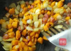 南瓜腊肠香菇洋葱大米饭的做法图解9
