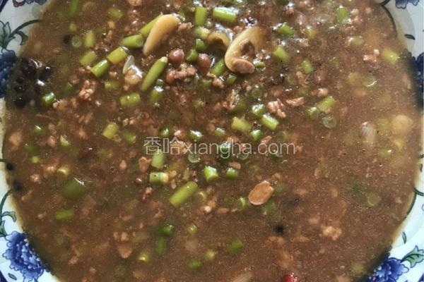 肉沫杂酱面「山西」