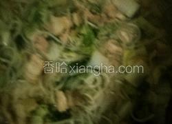 白菜粉条炖五花肉