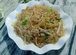 土豆炒肉丝
