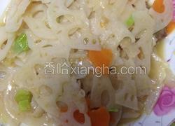 清炒藕片