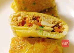 鸡蛋豆腐卷的做法图解6