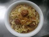 白菜粉条炖丸子