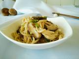 香菇肉肠焖面的做法[图]