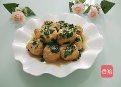 荠菜肉末塞油豆腐的做法图解11