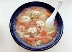 番茄豆腐肉圆汤