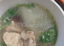 冬瓜香菇排骨汤