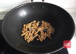蒜苔炒肉的做法图解4