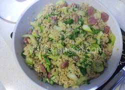 青菜牛肉炒饭