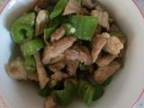 尖椒炒肉