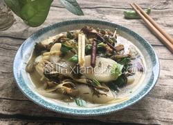 雪菜肉丝汤年糕