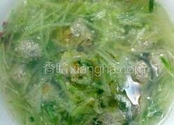萝卜丝汆羊肉丸子