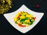 青蒜彩椒炒鸡蛋