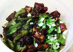青椒炒鸭子