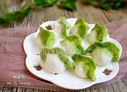 胡萝卜肉馅翡翠饺子