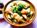 白菜香菇油面筋煲的做法[图]