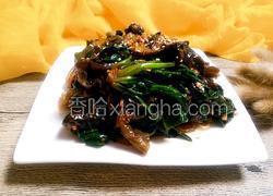 凉拌菠菜粉条黑木耳