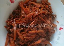胡萝卜炒肉丝