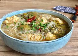 酸菜粉丝肉丸汤