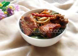 扁豆排骨焖面