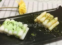 抹茶毛豆年糕