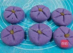紫薯饼（蜜豆）的做法图解5