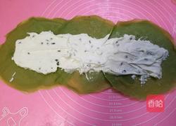 抹茶蜜豆毛巾卷的做法图解11