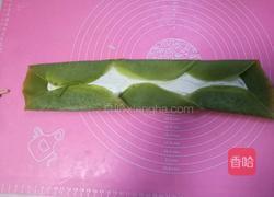 抹茶蜜豆毛巾卷的做法图解12