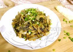 冬笋炒咸菜