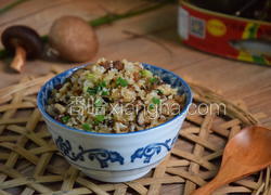 香菇豆豉鱼焖饭