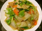 鲁菜大师蒋家菜素炒冬瓜片