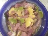 土豆牛肉松卡通面