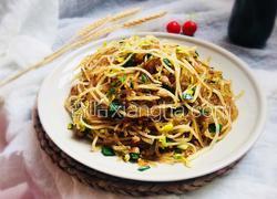 黄豆芽炒粉条
