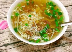 金针菇牛肉汤