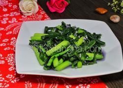 蒜香菜薹