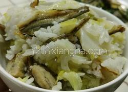 鱼干包菜咸饭（菜饭）