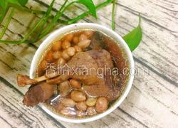 生地花生水鸭汤