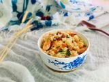 虾仁叉烧炒饭