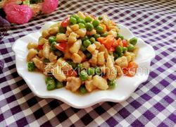 豌豆炒鸡丁